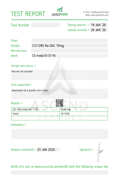 CJC-1295 (No DAC) 10mg