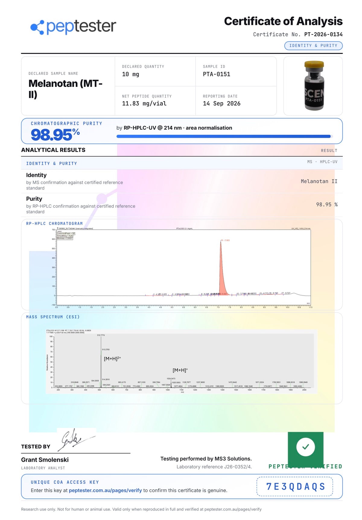Melanotan II 10mg