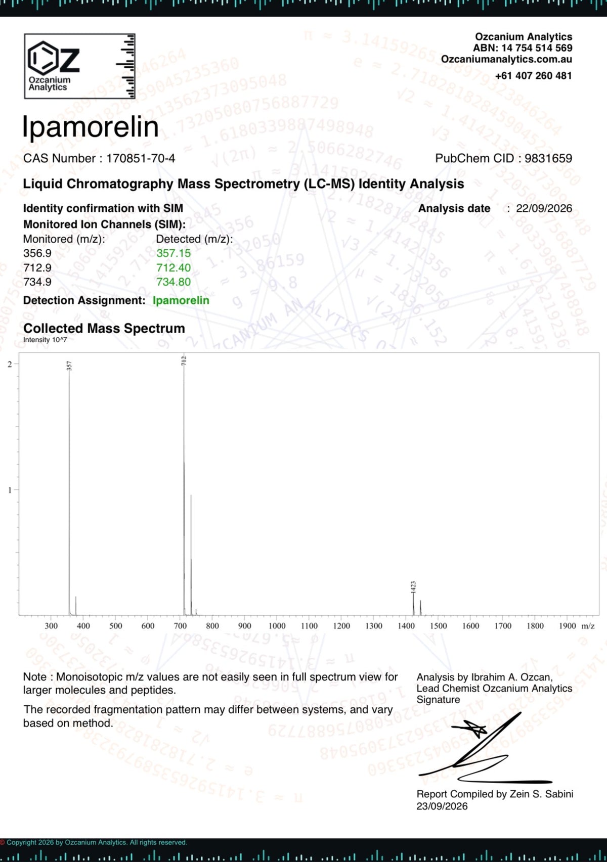 [1V] CJC-1295 + Ipamorelin Blend 10mg